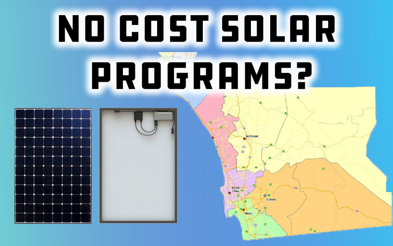 no cost solar program san diego